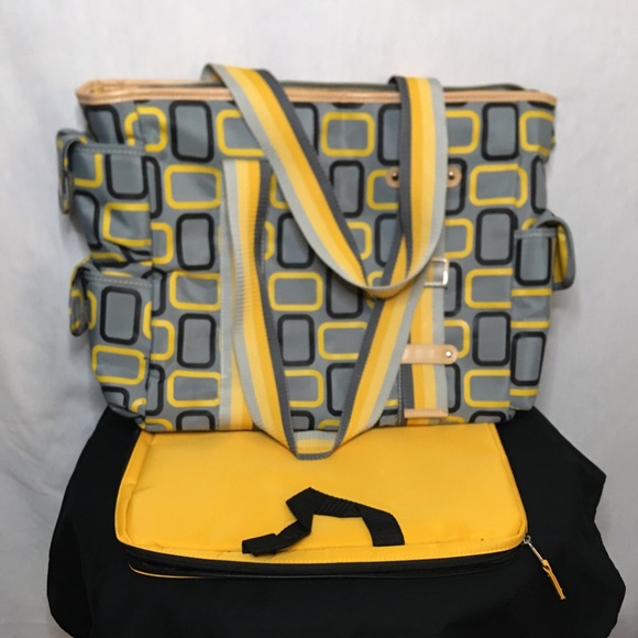 Merona Large Tote in Geometric Design - Picture 1 of 5